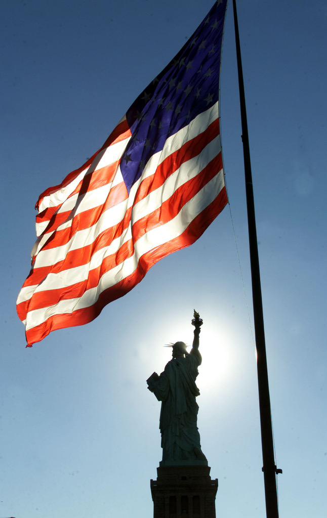 I Pledge Allegiance To The 󾓦 Of 🇺🇸🇦 &amp; Republic For Which It Stands, #OneNationUnderGod ✞ With 🗽 &amp; Justice For All.