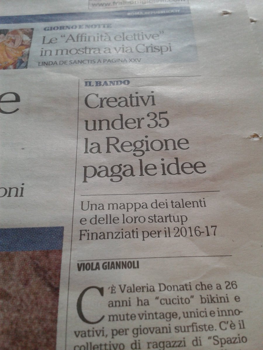 ROMADESIGNLAB's tweet photo. Un sostegno per le imprese innovative del Lazio #LazioCreativo @nzingaretti @GPManzella @giulybottino https://t.co/t6lX0H1ibe