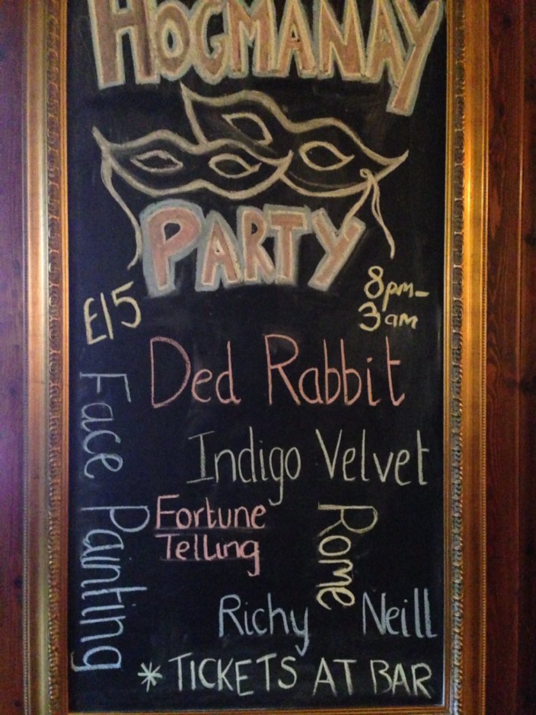 Pear_Tree_House's tweet photo. Hogmanay tickets now available to purchase from the bar! We can't wait!!! #dedrabbit #facepaints #fortunetelling 😁 https://t.co/dmRIFYTrQj