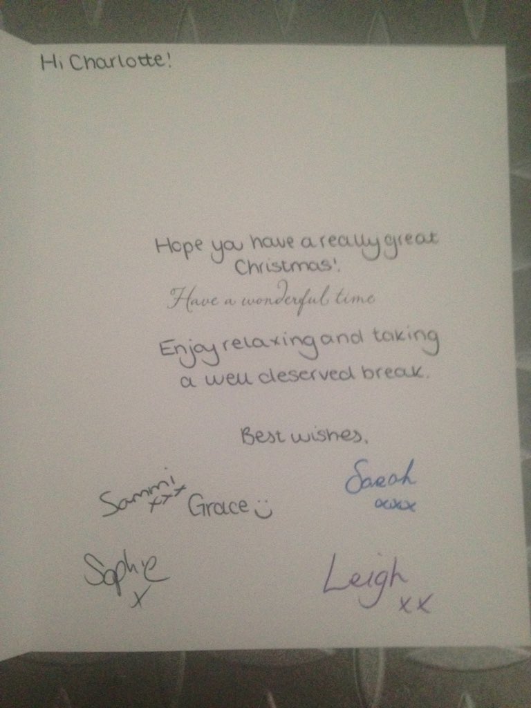 hurdenhere's tweet photo. Thanks for the Xmas card @Sarah_EOCambs @Grace_Academic @SAMMI_President @SOPHIE_Comms @Leigh_EOChelms https://t.co/yVHV9O45HK
