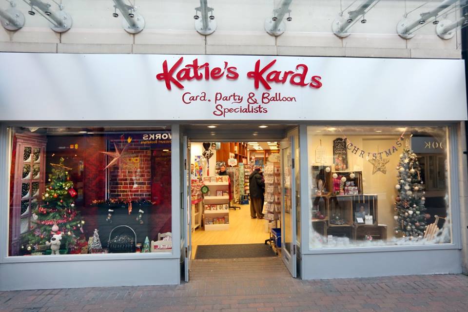 Stockton's Best Dressed Christmas Window winner annouced! Well done to Katie's Kards! ow.ly/W18it