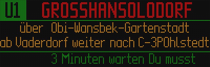 BahnAnsagen's tweet photo. Nicht schlecht, liebe @hochbahn in #Hamburg. Gar nicht schlecht... #StarWars #Bahn https://t.co/zxSS5HrCUV