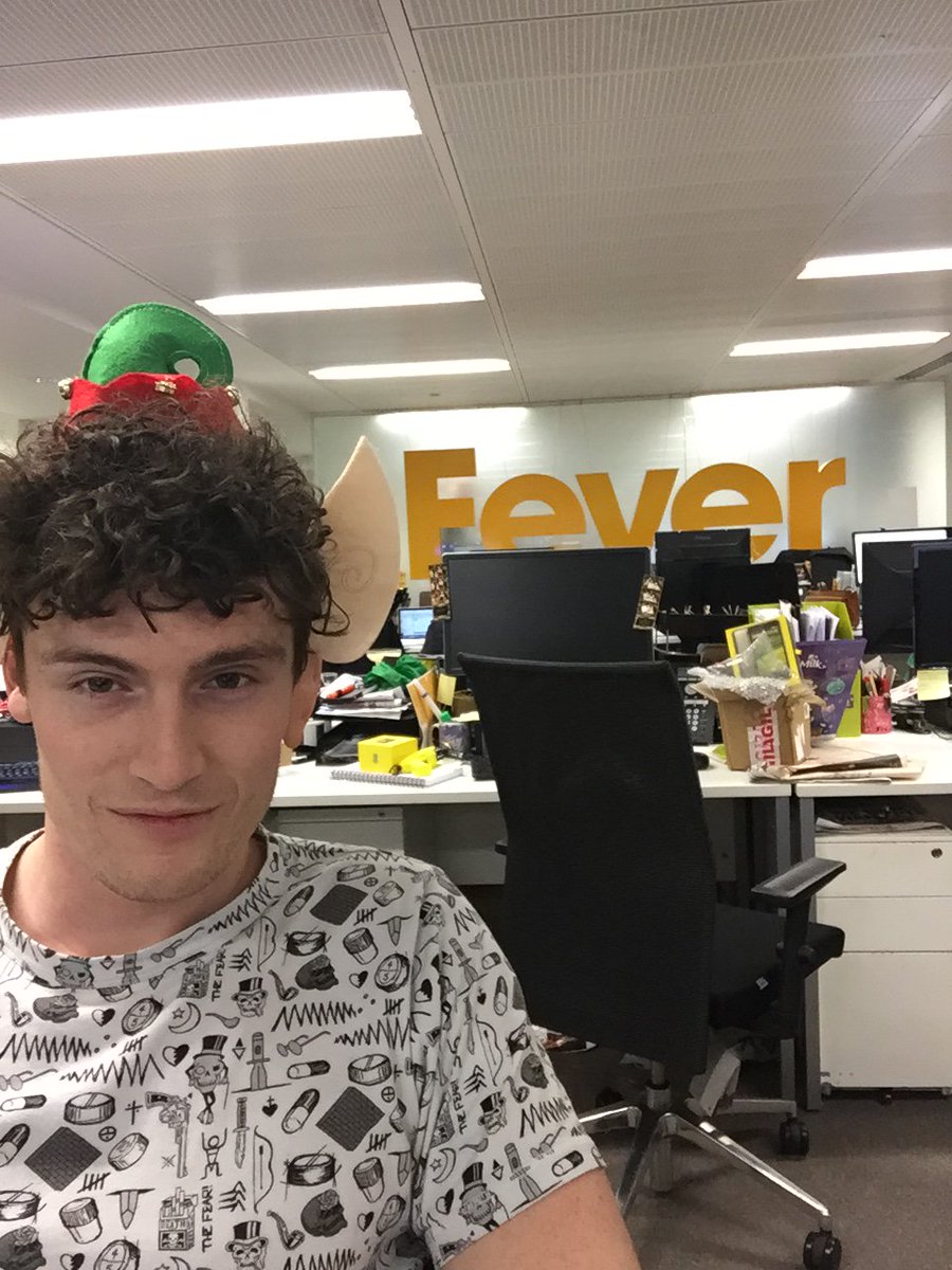 FeverPR's tweet photo. Frankly @GregJCollins should be ashamed of how seriously he took this #OfficeElfie. https://t.co/ipRYZ5OGXT