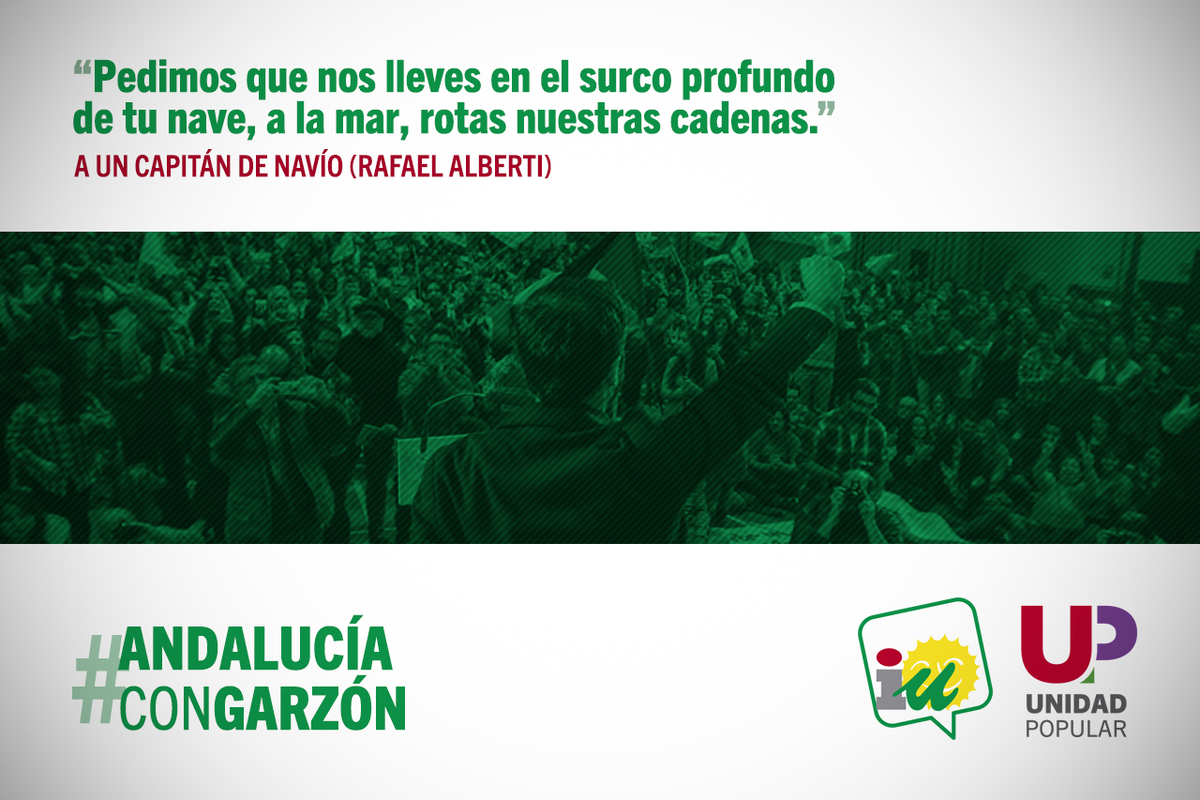 iualora's tweet photo. #AndalucíaConGarzón #GarzónEnMálaga #YoAGarzon  https://t.co/1dDxfAMApR