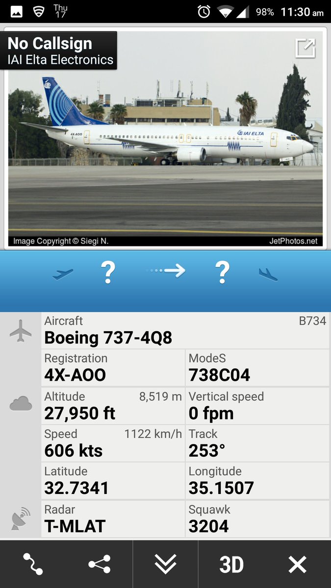 CivMilAir's tweet photo. #4XAOO No Callsign https://t.co/Z0ZMtrlLXP https://t.co/QbSLKGXr7j