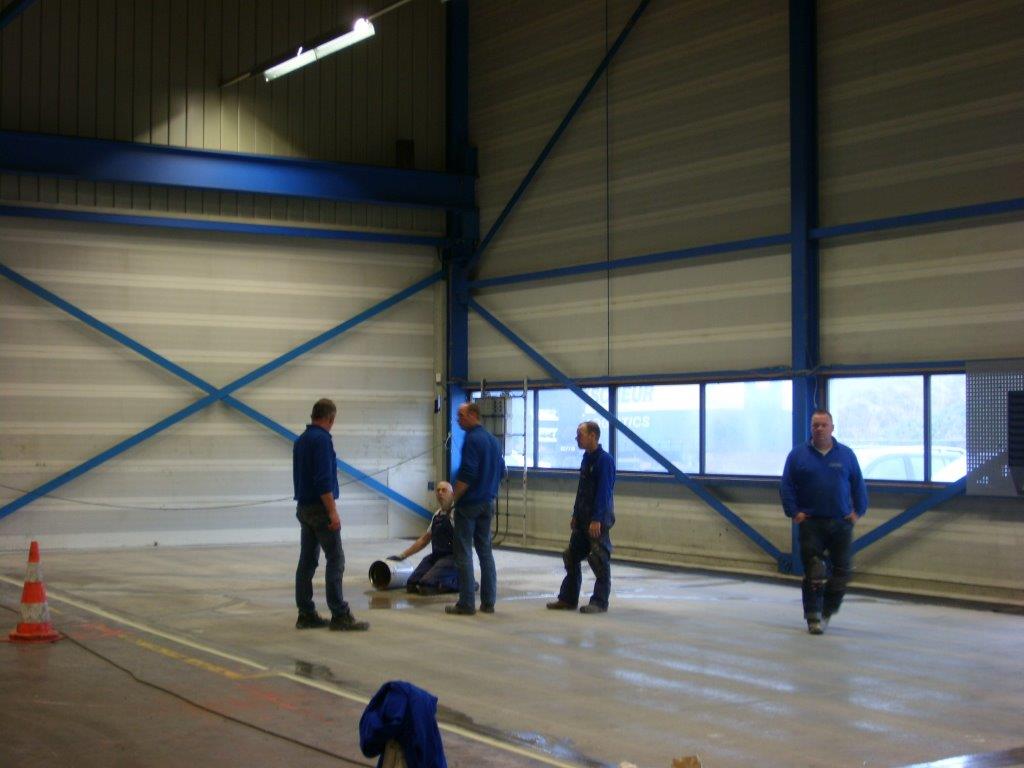 perfoxbv's tweet photo. Work in progress on the foundation for our brand new Trumpf 5000! https://t.co/vWOFCqOCj0
