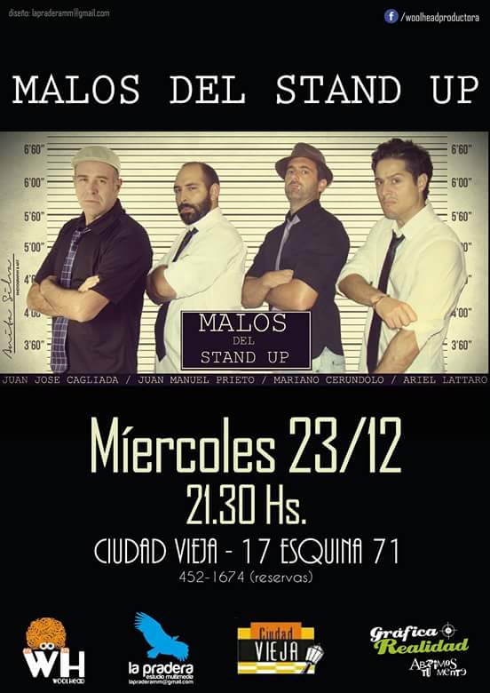 Me veras volver...<a href="/MALOSDELSTANDUP/">MALOS DEL STAND UP</a> en ciudad vieja reseva ya <a href="/ArielLattaro/">Ariel</a>