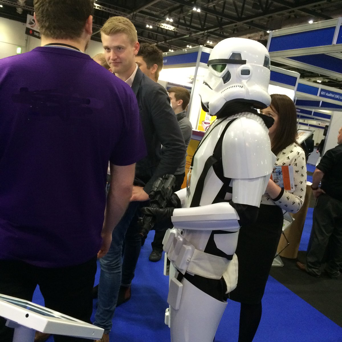 #Stormtroopers also take a strong interest in #marketing. 
#StarWarsTheForceAwakens 
thecolourhub.com