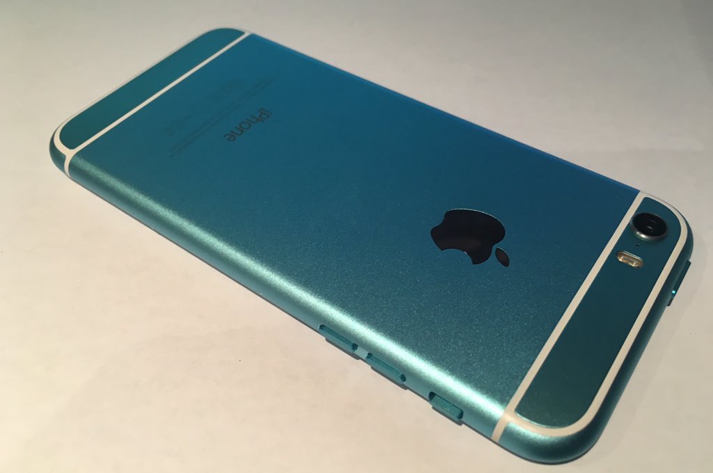 MyiColour on X: "IPhone 5S fitted with a custom colour iPhone 6 style  housing.We have many more colours available for iPhone 5 and 5S  https://t.co/ihln4XfX7s" / X