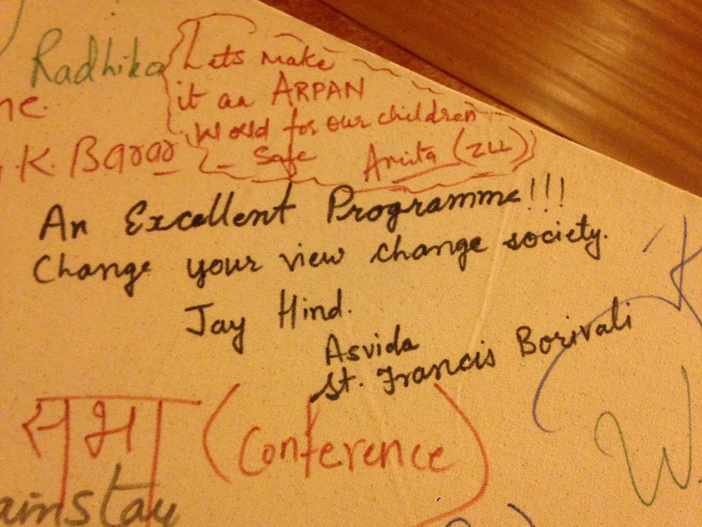 Messages from Principals on #SafetyEd and <a href="/Arpan_CSA/">Arpan</a>. #PSEConf