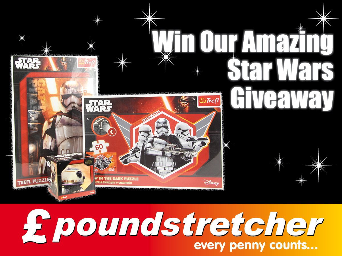 Poundstretcher1's tweet image. In celebration of THE greatest movie release! Let us know how excited you are! Like, RT &amp;amp; reply to enter! #StarWars