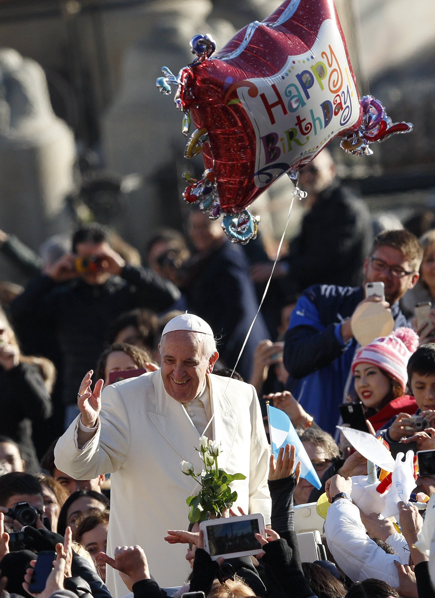 The USCCB wishes Pope Francis a happy 79th birthday! You are in our prayers, 