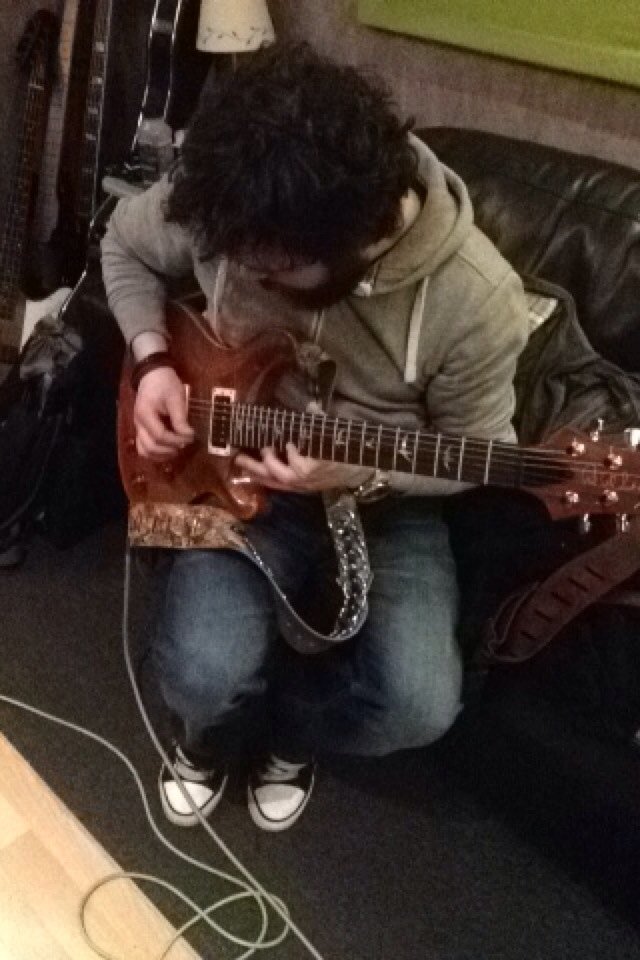 aidomusic's tweet photo. Working through some guitar ideas for a project we have been at for a few months! #recording #studio #guitar #prs https://t.co/tFu5ErBYlO