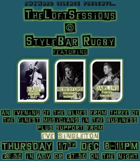AwkwardSP's tweet photo. #TheLoftSessions @StyleBarRugby tonight!!
Doors open at 745pm
#soldout https://t.co/YT8JVPZyo9