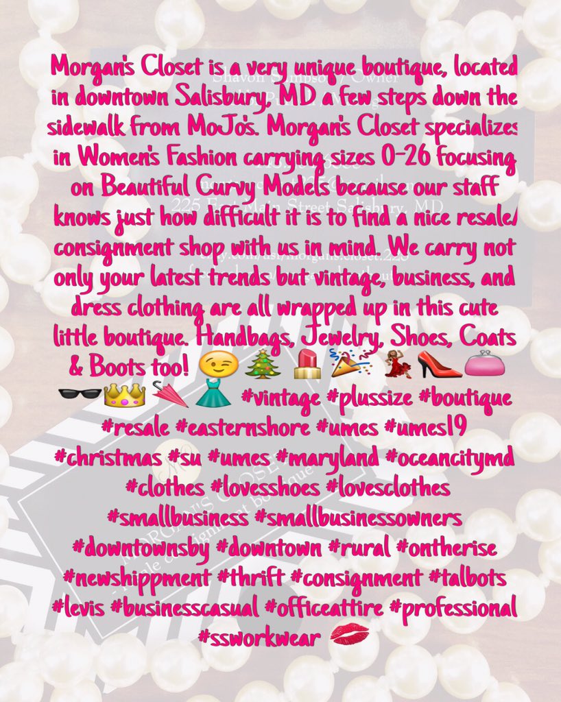 StrongCurrent84's tweet photo. #vintage #plussize #resale #easternshore #umes #lovesshoes #lovesclothes #smallbusiness  #downtownsby #ontherise https://t.co/AVvQBy6jqe