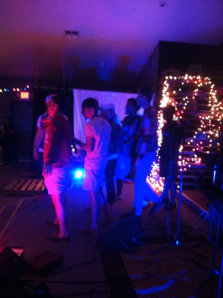 impaklife's tweet photo. Intern rapping. More like wrapping up the mic wire. #greatnight #funraps #crazychristmas #loveit #happy #life #jesus https://t.co/1wnwy7CRKm