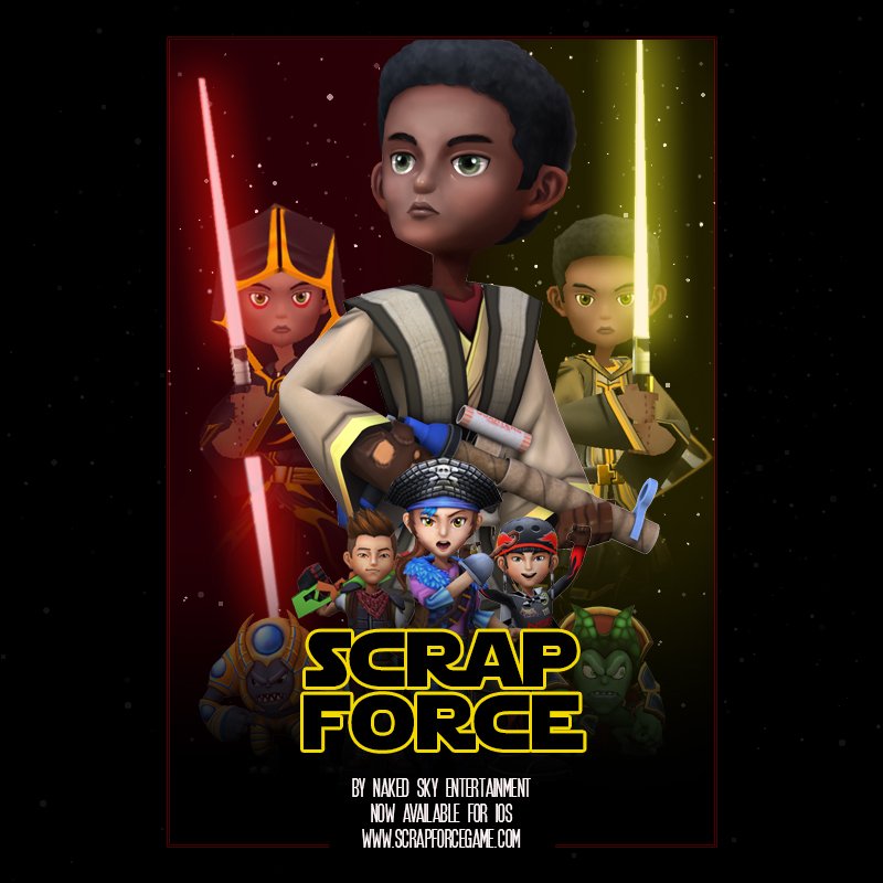 scrapforcegame's tweet photo. We're counting down the minutes...are you?! #StarWars #TheForceAwakens https://t.co/C5sMsIq0D3