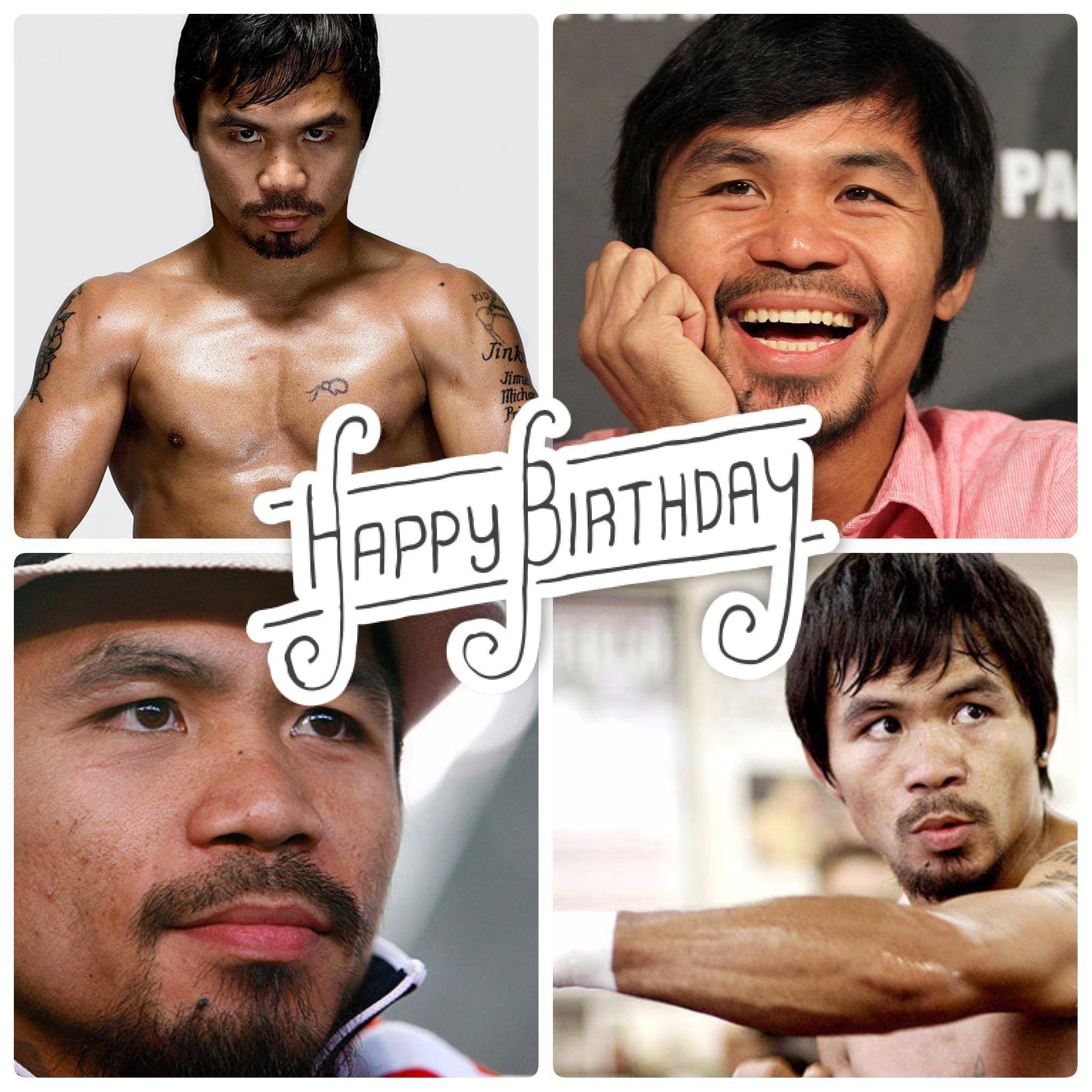 Happy Birthday to Manny Pacquiao!! Help us celebrate this awesome athlete & humble man:  