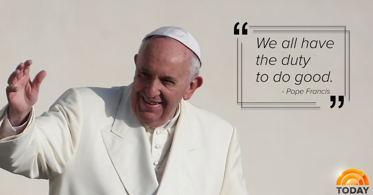 Happy birthday, Pope Francis! 
