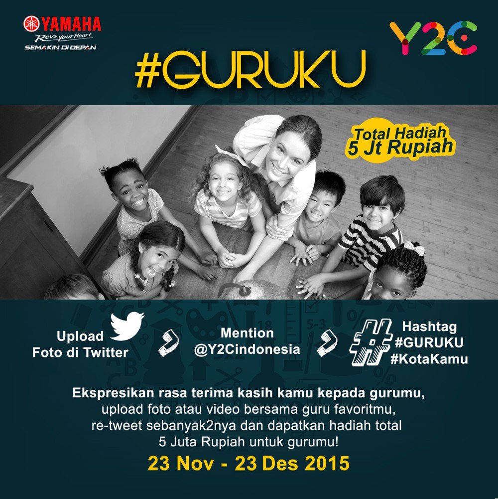 Punya guru favorit? Yuk ungkapkan terimakasih kpd #Guruku &amp; menangkan hadiah uang tunai. Cek mekanismenya -->