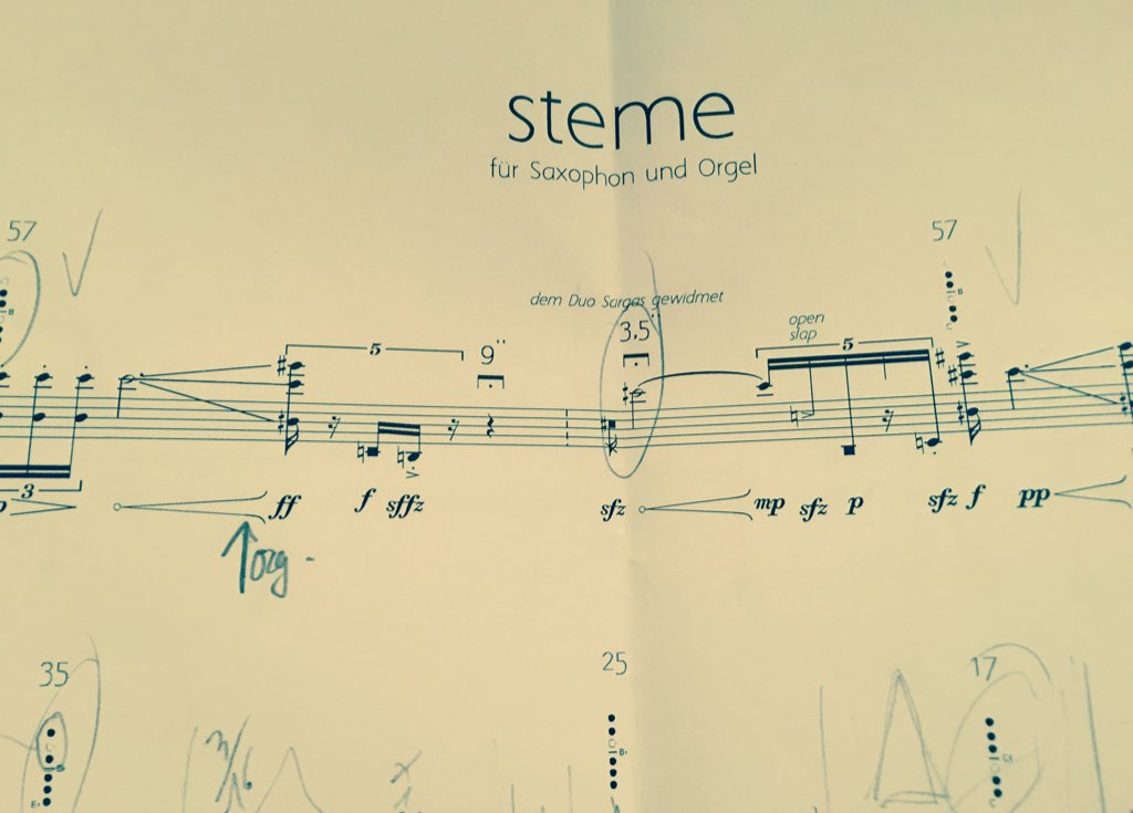 Thanks Laudes Organi Festival. Thanks Hannes Kerschbaumer for writing the pièce. See you soon in Switzerland.