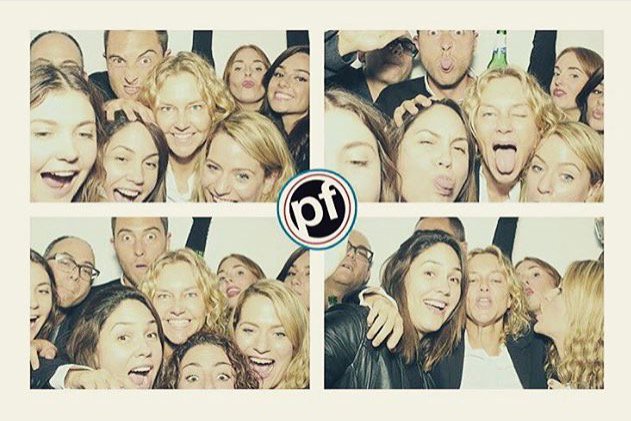 A little photobombing action at last night's @TheProductionF party! Can you spot her? <a href="/LadyMethven/">Michelle Methven</a>