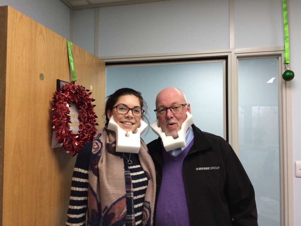chris_ebbage's tweet photo. Christmas crackers in the fantastic office! @BiesseGroupUK @BeckayH #WeAreBiesse https://t.co/LZyek51d9g