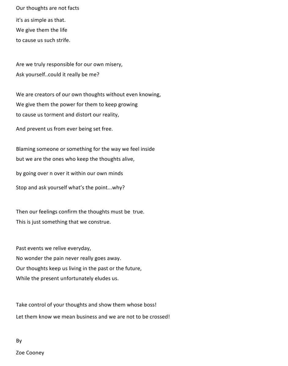 Amylee_1982's tweet photo. My poem inspired by a book i've read. @anxietynomoreuk https://t.co/PloBjESUgL