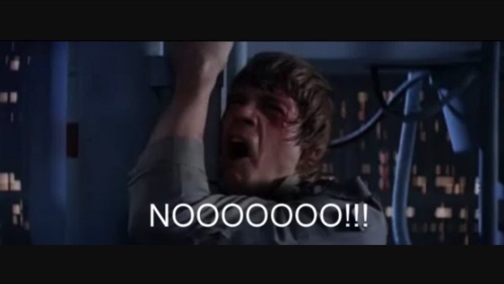 When you hear someone talking about what happens in the new Star Wars film... #TheForceAwakens