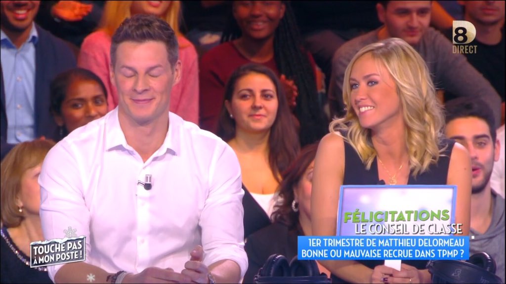 TBT9_W9's tweet photo. Déclaration d'amour de @EnoraMofficiel à @Mdelormeau ce soir #TPMP ❤️ https://t.co/21j9cPLIi6