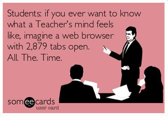 WeAreTeachers's tweet photo. So true! #teachers #edchat #ntchat https://t.co/hlQctD16Ha