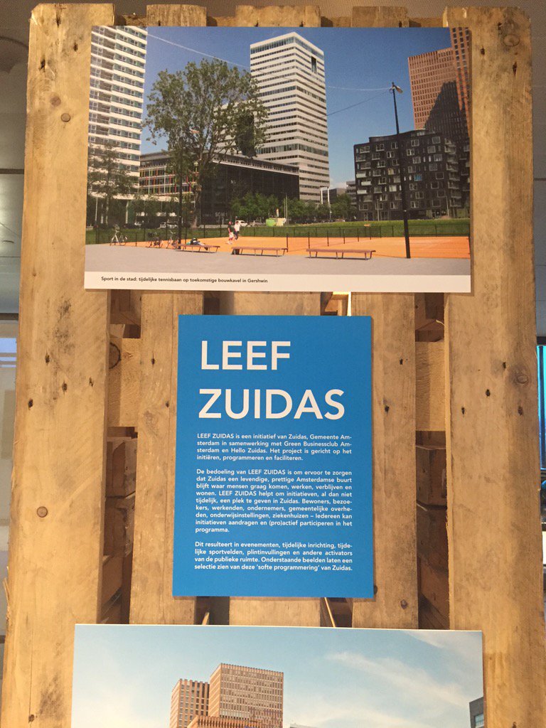 #LeefZuidas voor het eest openbaar tijdens tentoonstelling #WHAT <a href="/ARCAMupdate/">Arcam</a> in #infinity #Trots <a href="/ZuidasAmsterdam/">Amsterdam Zuidas-Zuidasdok</a>