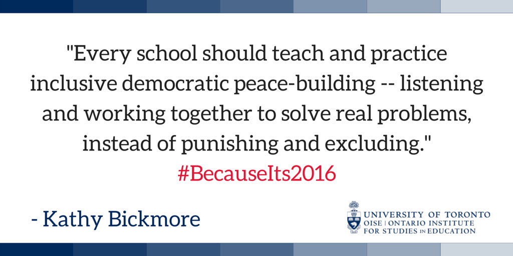 OISEUofT's tweet photo. #BecauseIts2016 What #CndEdu needs. https://t.co/eyX0l7BCDa
