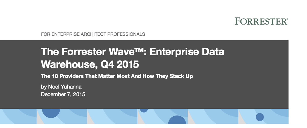 Oracle's tweet photo. #Oracle named a leader in @Forrester EDW Wave Report: https://t.co/GxGaCJPbdo #BigData https://t.co/9VqmeBO9iJ