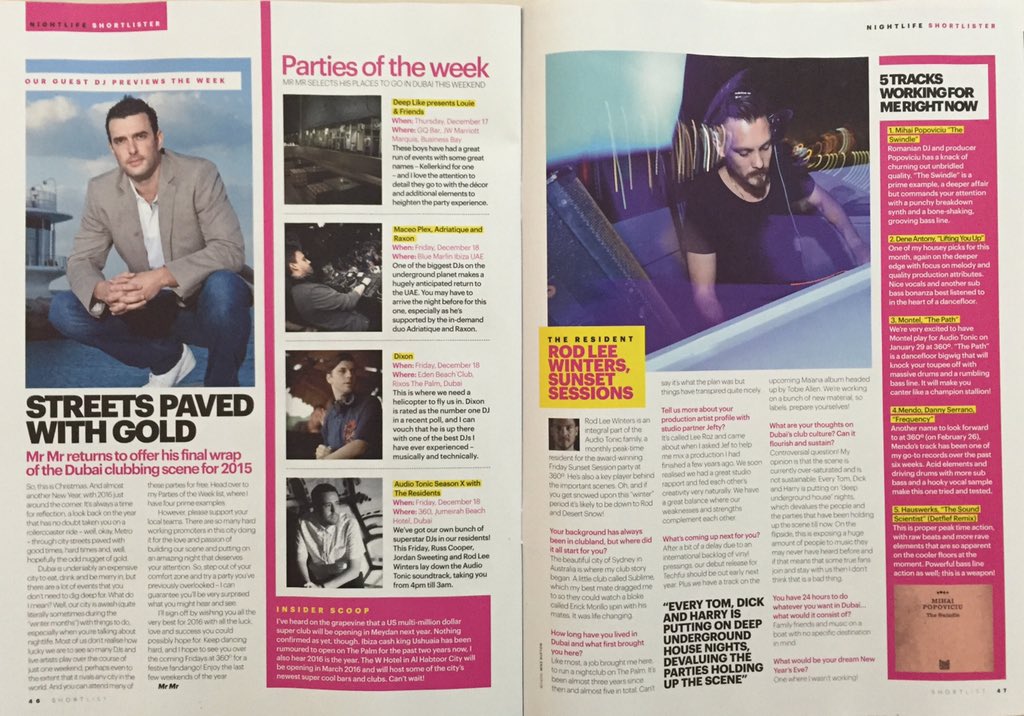 Mr Mr does @ShortListDXB this week check it out!