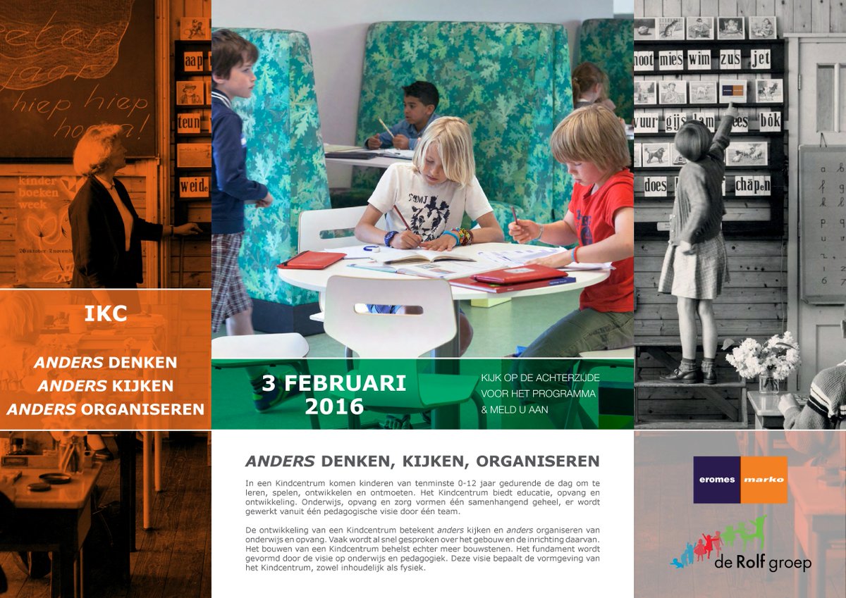 eromesmarko's tweet photo. Nadenken over IKC? 3 februari een erg mooi seminar: IKC: anders denken, anders kijken, anders organiseren! https://t.co/sYsUKmLSBu