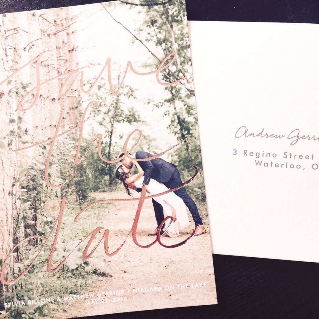 AndrewGerrioor's tweet image. woke up to a save the date for my brothers wedding!