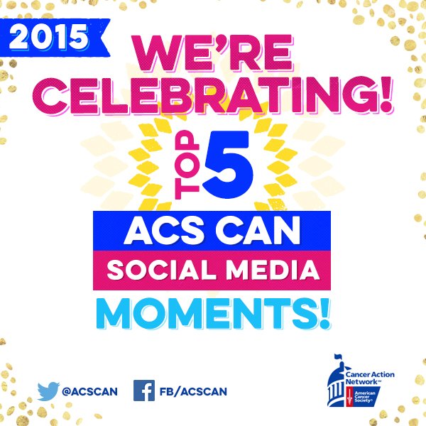 Starting Monday, we’re looking back at our top 5 #ACSCAN social media moments! Any guesses what's on the list?