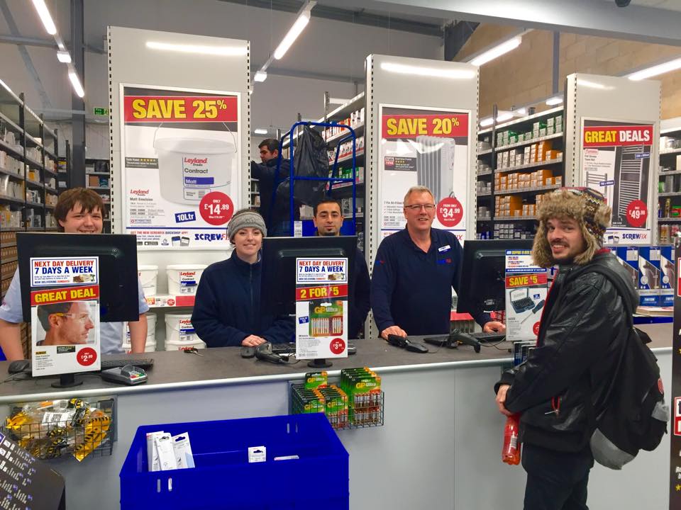 TowndoorLtd's tweet image. Our latest tenants @Screwfix at #TheDyeworks, Huddersfield are officially open from Monday, the store's looking fab!