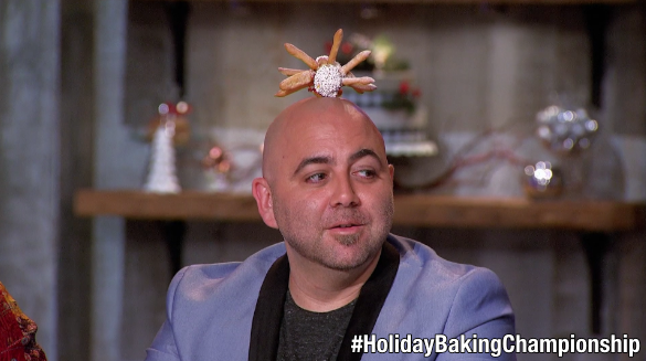 FoodNetwork \"Happy Birthday to Duff_Goldman, the man who can bake AND accessorize with pastries equally well.  m 