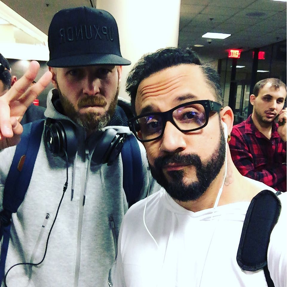aj_mclean's tweet photo. Orlando here we come ! #soloalbum #livetogether @jordanjameslife #XLentXmas tonight!! @xl1067 https://t.co/uJKehUT5Pa