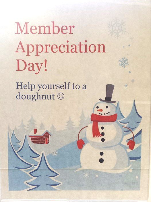 Join us at either branch for complimentary donuts!