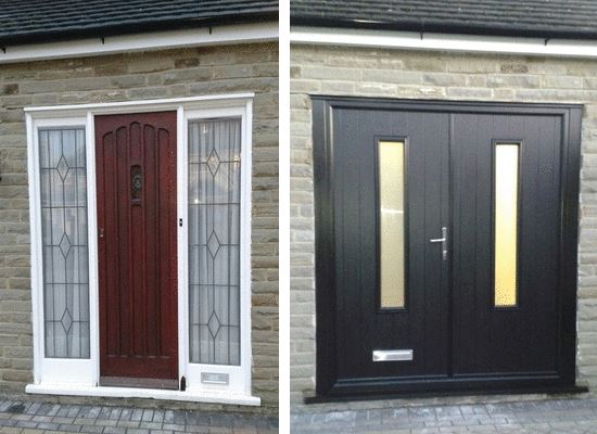 These before/after pictures a Monza door show what a dramatic transformation a front door can make. From <a href="/urban_door/">The Urban Door Co</a>