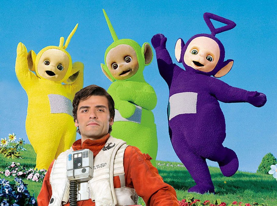 andrew_jolly's tweet photo. Tinky-Winky, Dipsy, Laa-Laa, Poe! #StarWarsTheForceAwakens https://t.co/grCEGIqtjV