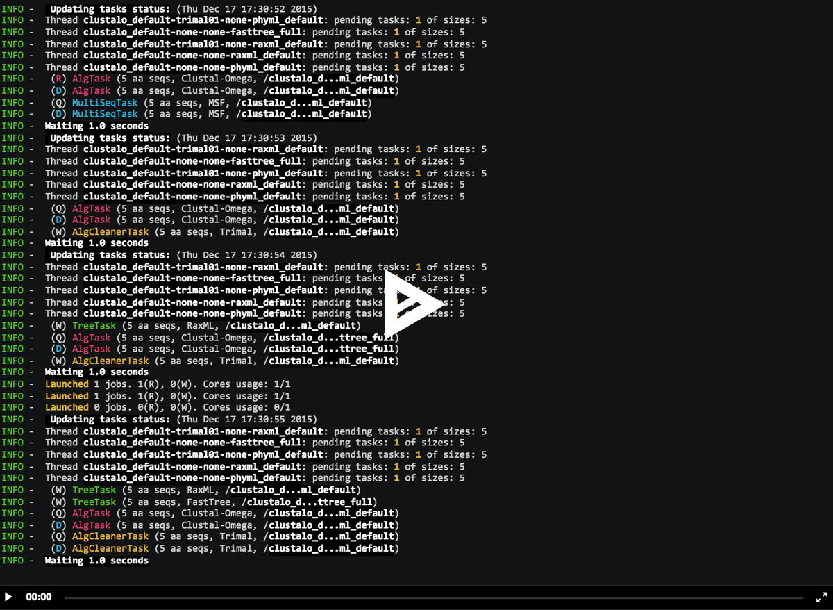 etetoolkit's tweet photo. testing #phyml, #raxml, #fasttree &amp; trimmed/untrimmed algs at once with a single cmd: 
https://t.co/FvuaiVf8y6 https://t.co/1HCzPy22aQ