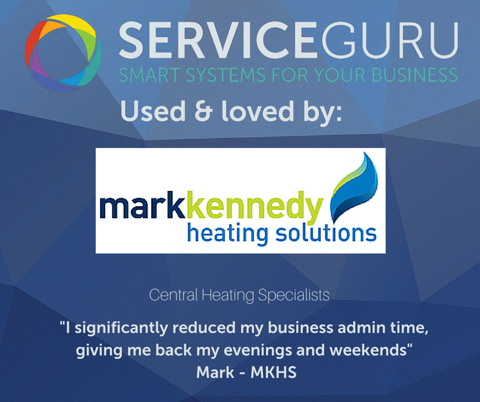 Work Smarter! <a href="/myserviceguru/">ServiceGuru</a>, for #plumbers and #heatingspecialists, who want to optimism their day to day admin!