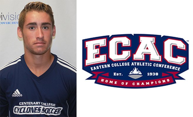 White Named to ECAC All-Star Team bit.ly/1QvfSGV <a href="/ECACSports/">ECAC Sports</a> <a href="/CSACsports/">CSAC</a> <a href="/CyclonesMSOC/">Centenary MSOC</a>