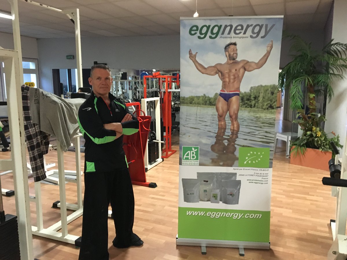Eggnergy's tweet photo. Espace-Forme #Concarneau #JeanPierreMechain recommande les protéines biologiques #eggnergy https://t.co/RQMlhBhjOb https://t.co/wTHnkacJ0n