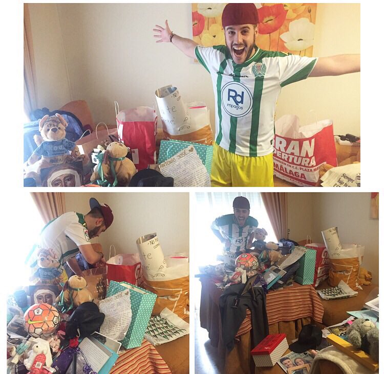 AntonioJSMazuec's tweet photo. Parece que llegaron los Reyes antes de tiempo😜 ¡Muchas gracias a tod@s por los regalitos! https://t.co/dqvUFjja57