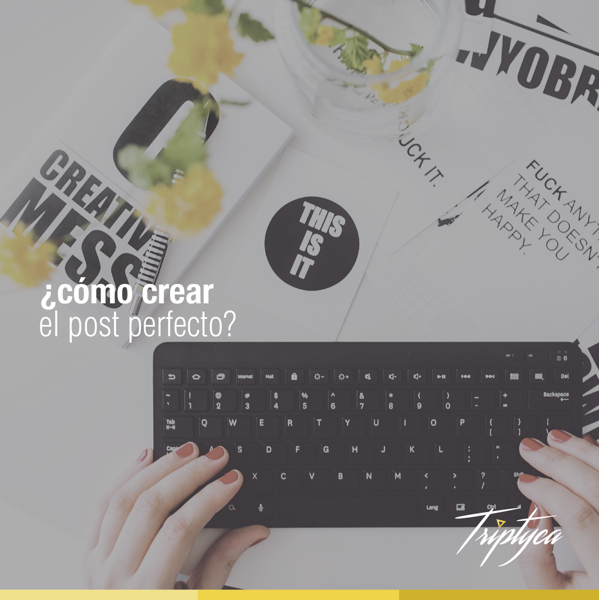 TriptycaAgency's tweet photo. Crear un post perfecto no es tan fácil como todos creen. Cuéntanos para ti ¿Cómo es el post perfecto? https://t.co/r6pQuR8Slp